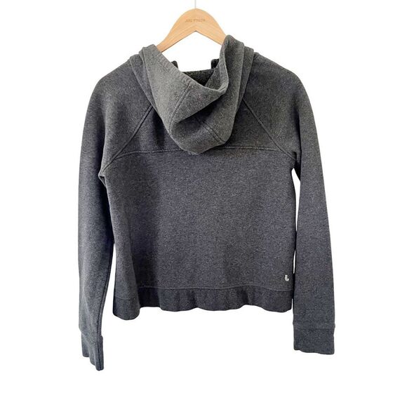 Lole Dark Grey Full Zip Thumbholes Hoodie Sweater - Picture 2 of 10